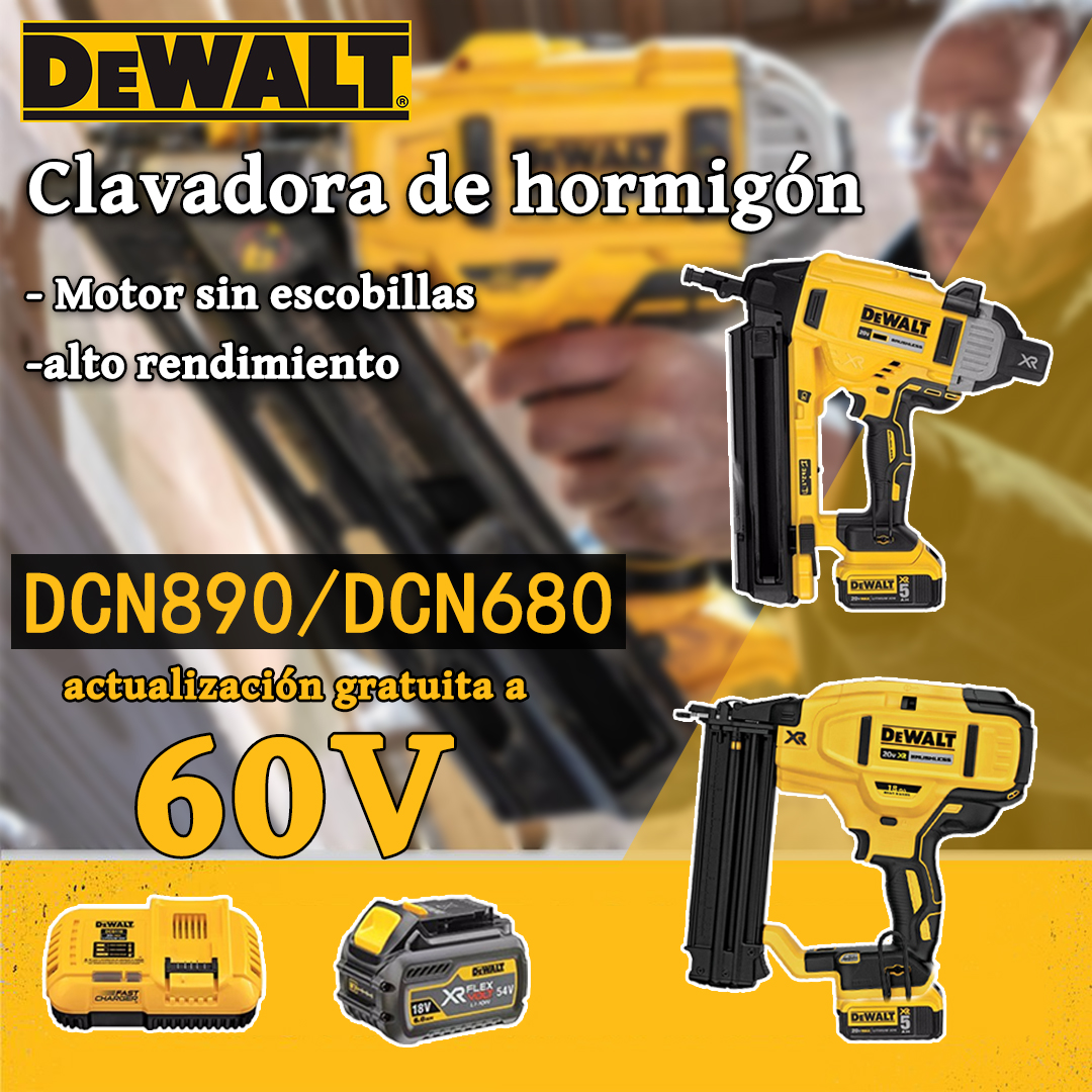 DEWALT CLAVOS HORMIGON CLAVADORA DCN890